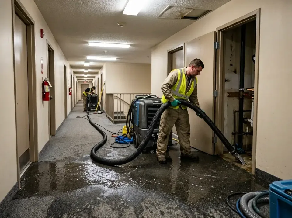 multi-unit-apartment-hallway-f-005 — frequently asked questions, Emergency Burst Pipe Water Extraction & Removal in Algonqui…